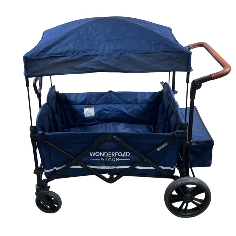 Wonderfold X4 Push & Pull Quad Stroller, 2023, Navy