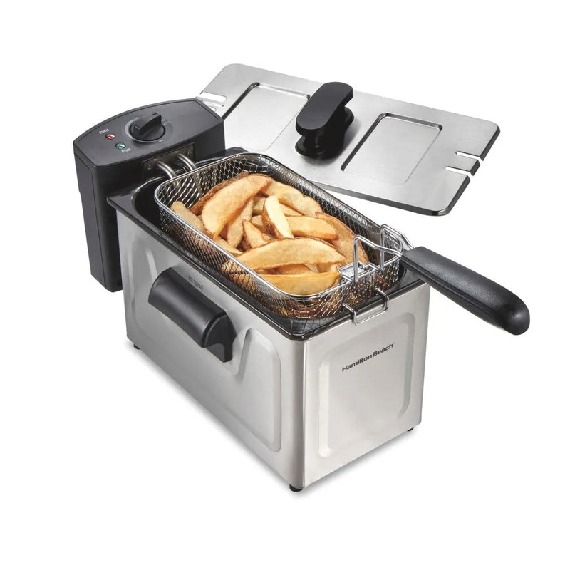 3qt Electric Deep Fryer Black