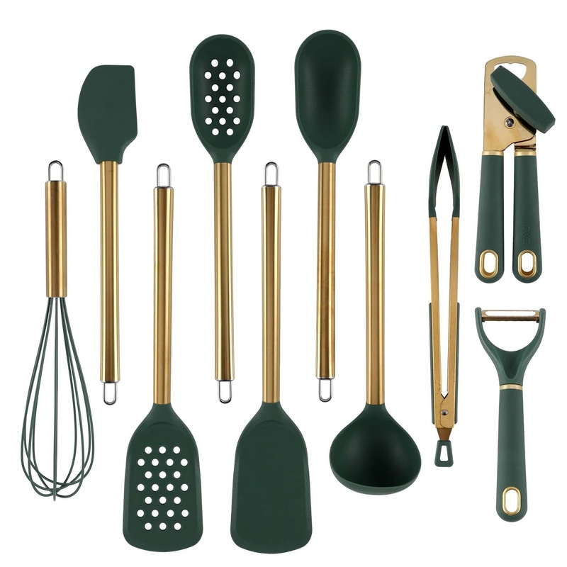 Cook With Color 10pc Kitchen Tool Set- Sage