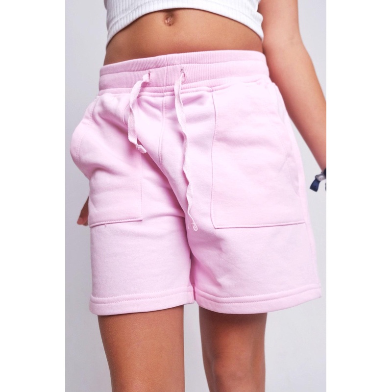 Girls Pink Comfy Shorts