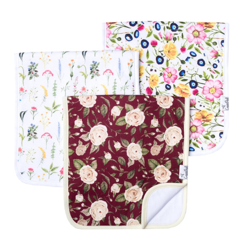 Copper Pearl Burp Cloth Set – Scarlet