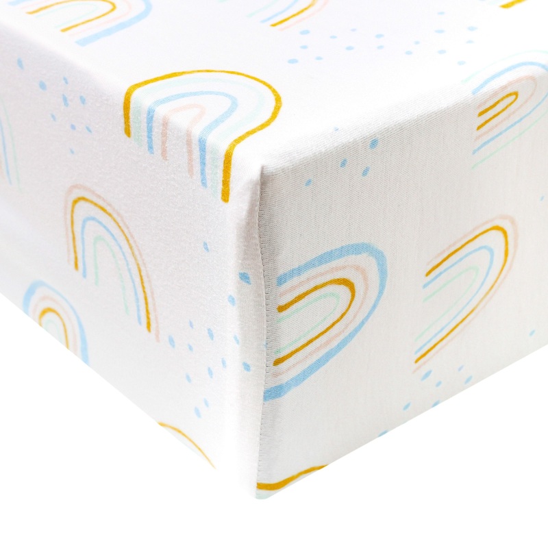 Copper Pearl Premium Knit Fitted Crib Sheet | Skye