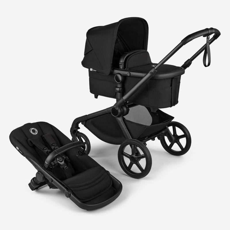 Kangaroo Stroller & Bassinet – Midnight Black