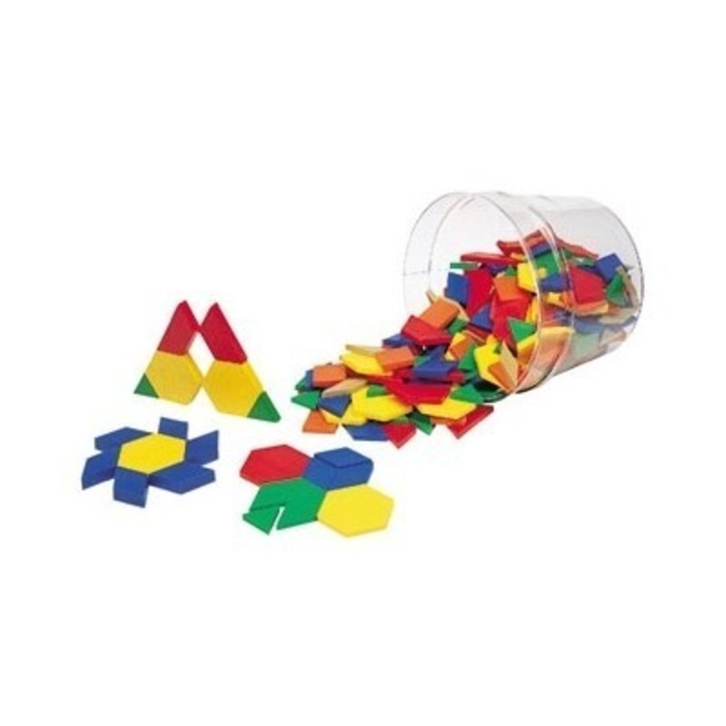 Wooden Pattern Block Sets – 1 cm Thick