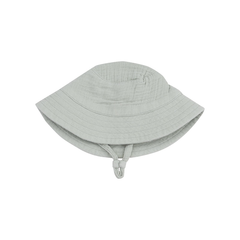 Angel Dear – Organic Muslin Bucket Hat – Desert Green