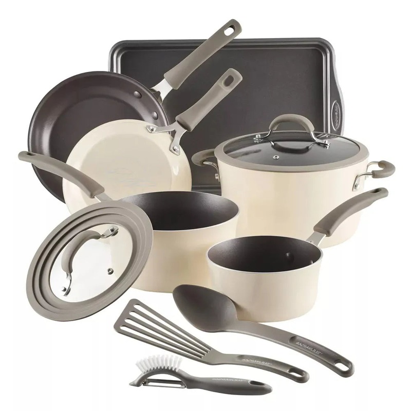 Cook + Create 11pc Aluminum Nonstick Cookware Set