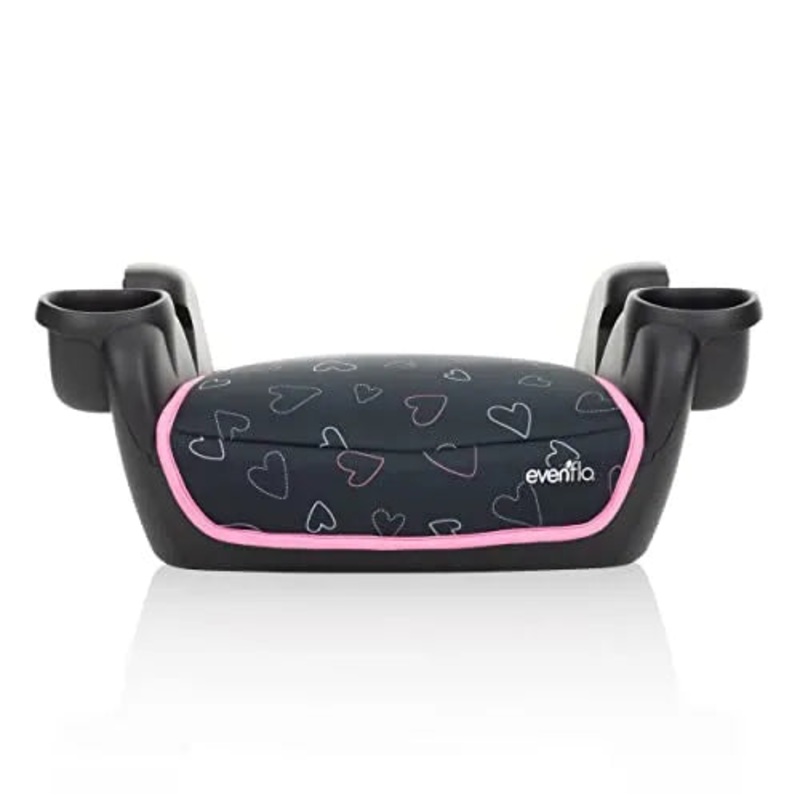 GoTime No Back Booster Car Seat – Amore Pink (see description)