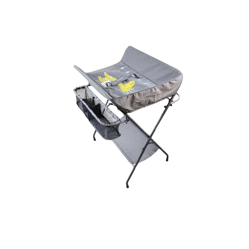 Kinbor Changing Table & Folding Diaper Station Nursery Organizer, Grey