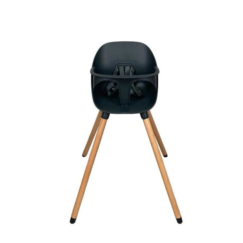 Lalo The Chair with Cushion, Licorice, Licorice, Natural