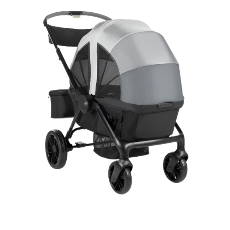Monbebe Everyday Outings Wagon Stroller, 2024, Cobblestone Gray