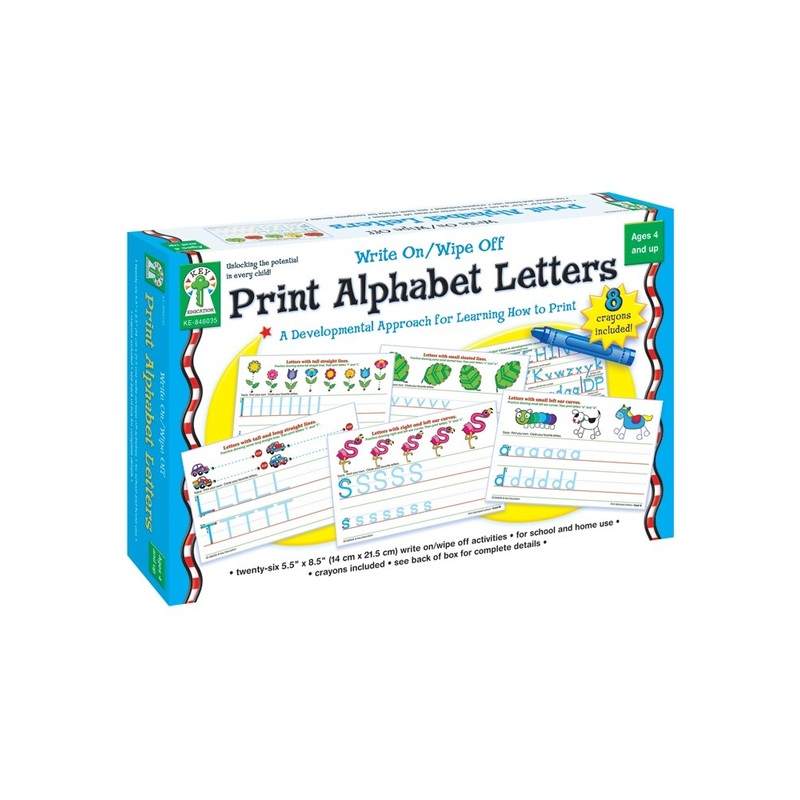 Print Alphabet  Letters Write & Wipe
