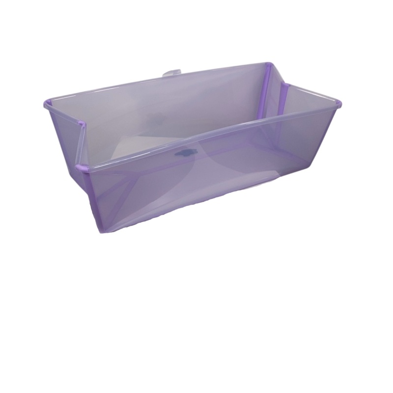Stokke Flexi Bath Foldable Baby Bathtub, Transparent Lavendar, XLarge