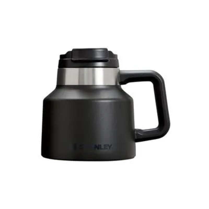 20 Oz Tough-To-Tip Admiral’s Mug – Black Stainless Steel Tumbler