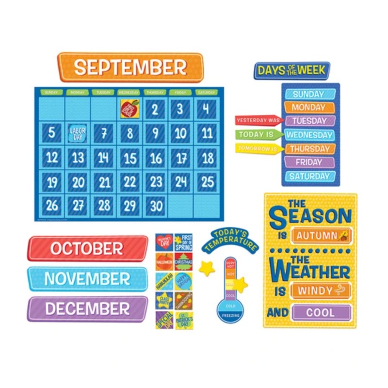 A Teachable Town Calendar Bulletin Board Set (D)