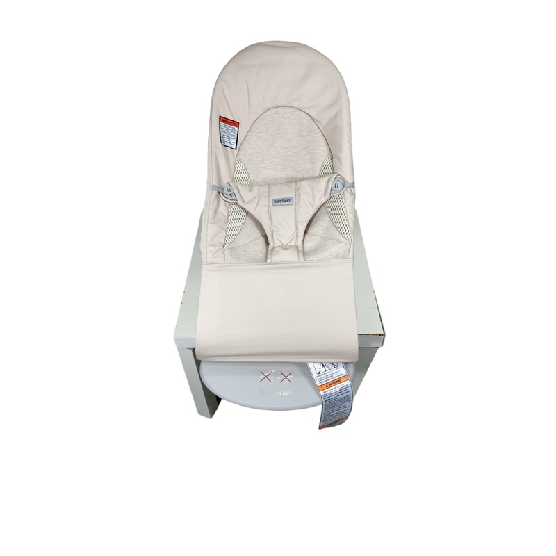 BabyBjorn Bouncer Balance, Light Beige TriFabric, Light Gray Frame