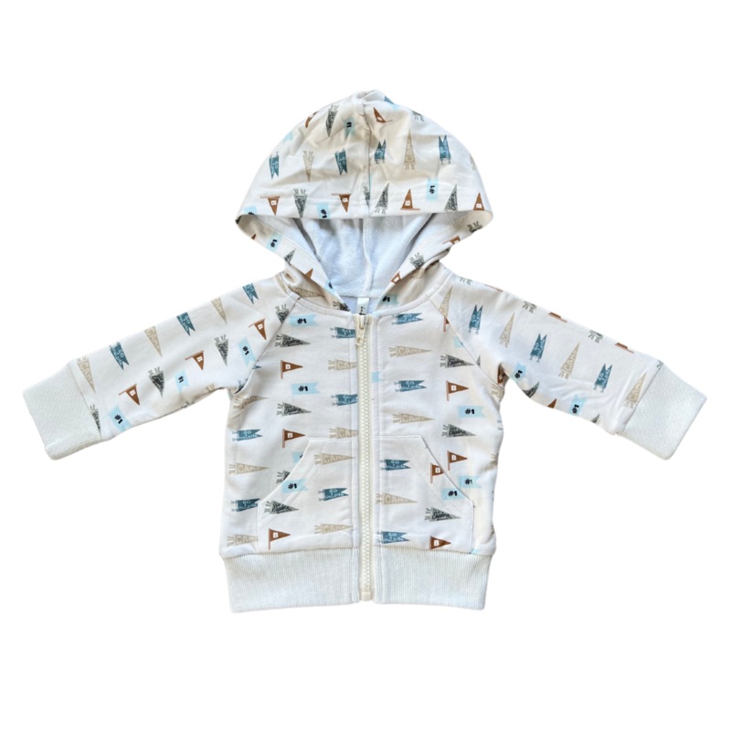 Babysprouts Hooded Jacket – Retro Banner