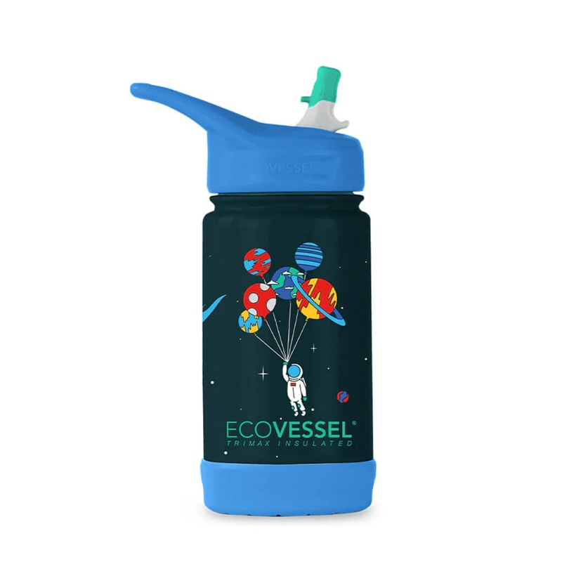 EcoVessel Insulated Stainless Steel Kids Bottle Outerspace