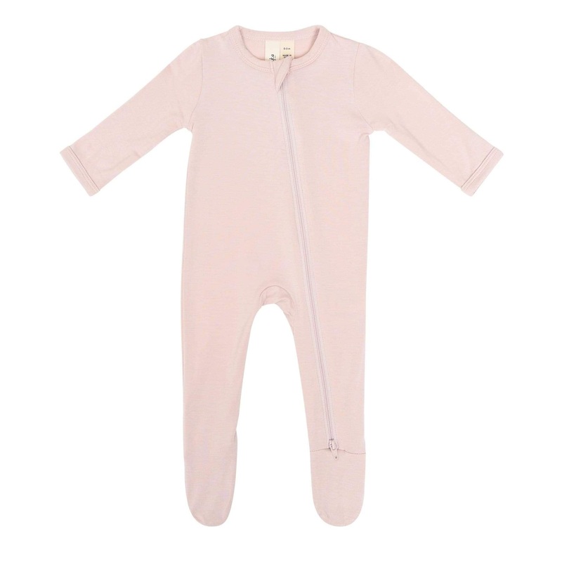 Kyte Baby Zippered Footie – Blush