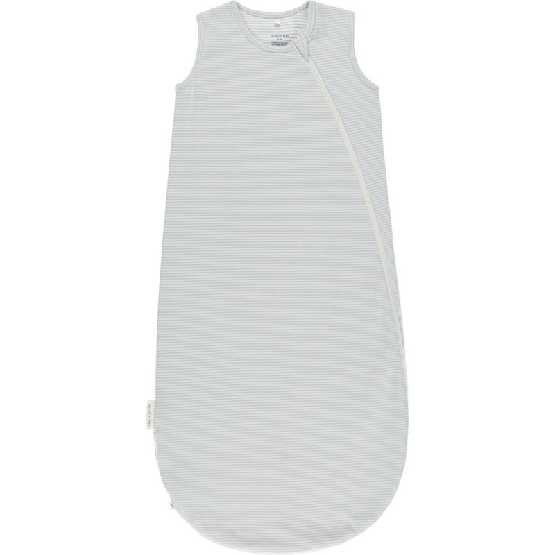 Quincy Mae Jersey Sleep Bag || Sky Micro Stripe