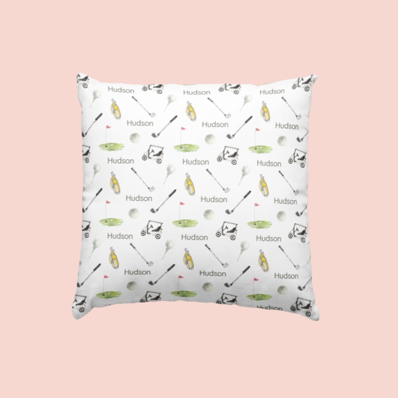 Sugar + Maple Custom Pillow | Putter’s Paradise