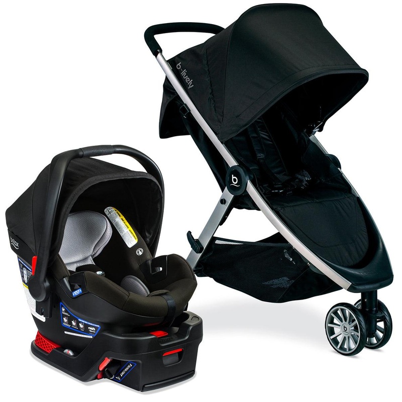 Britax OPEN BOX B-Lively & B-Safe Gen2 FlexFit Travel System – Twilight (SafeWash)