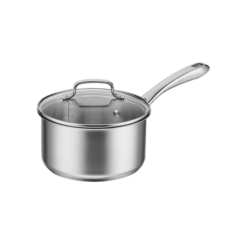Classic 2.5qt Stainless Steel Saucepan with Cover