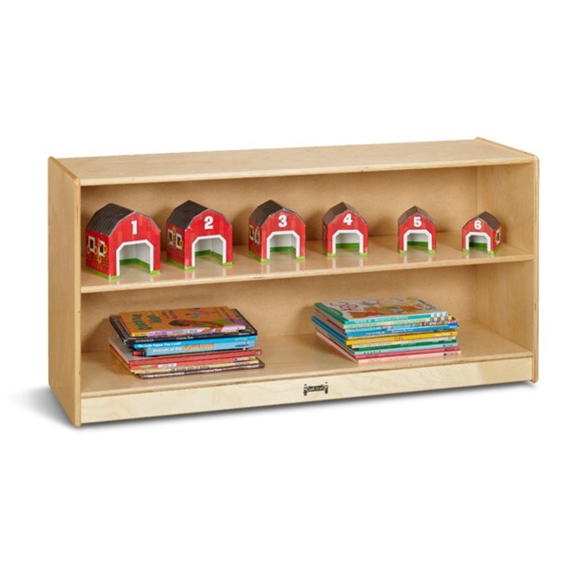 Jonti-Craft Toddler Adjustable Mobile Straight-Shelf