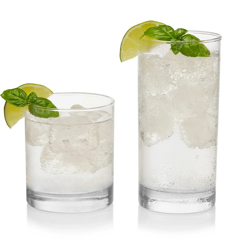 Libbey Province 16-Piece Tumbler and Rocks Glass Set – Set of 16