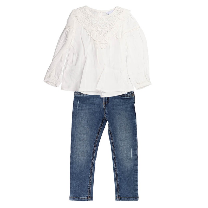 MYL Long Sleeve Blouse and Pants Set