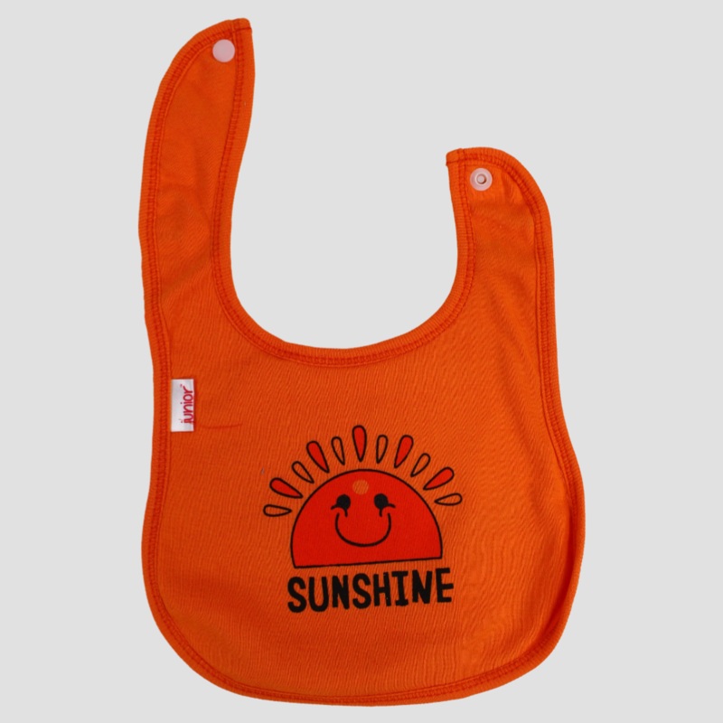 Unisex Baby Orange Sunshine Bib
