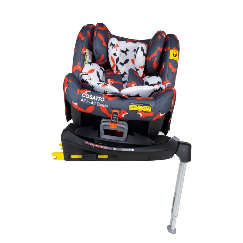 All in All 360 Rotate Car Seat Charcoal Mister Fox
