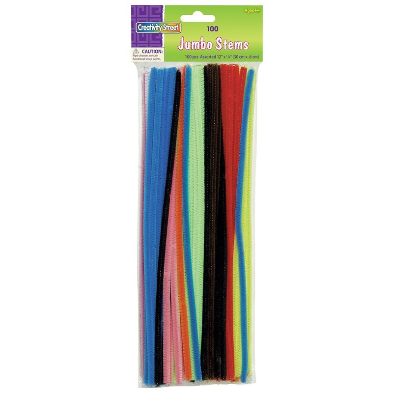 Assorted Jumbo Chenille Stems