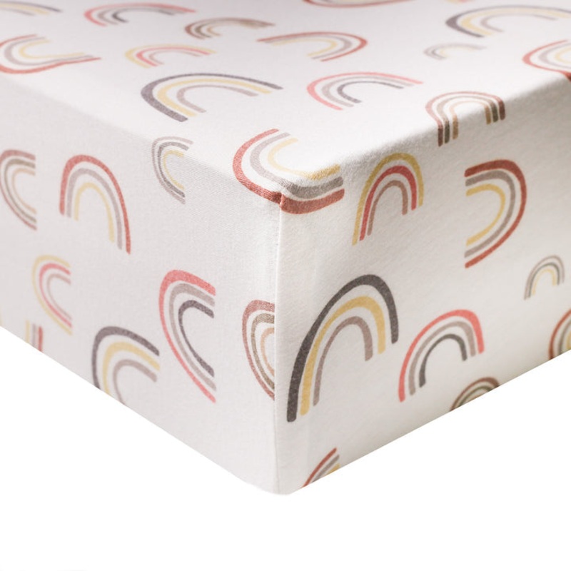 Copper Pearl Premium Knit Fitted Crib Sheet- Kona