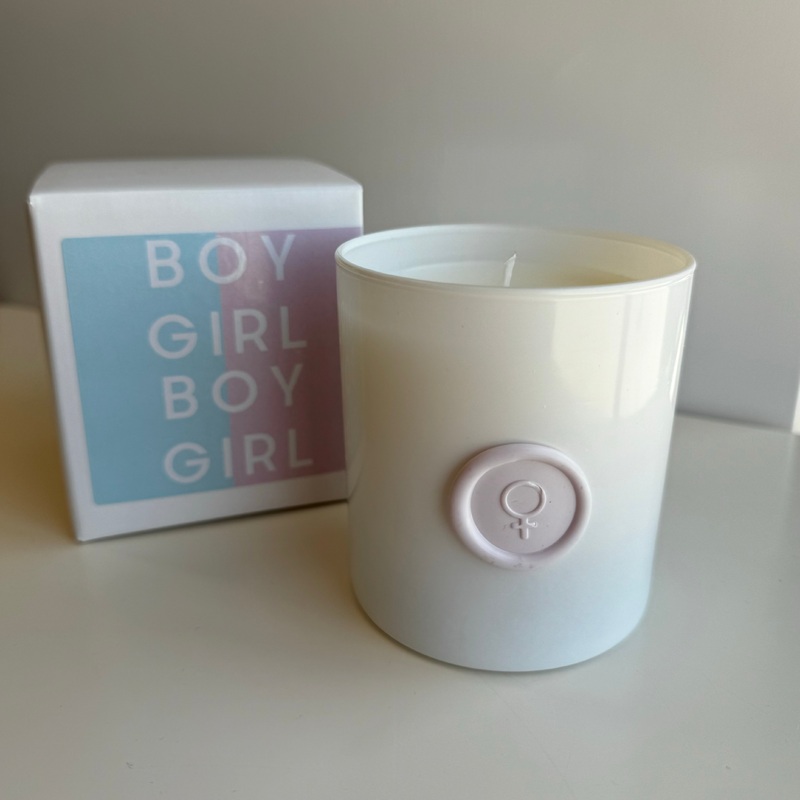 Gender Reveal Candle – Girl