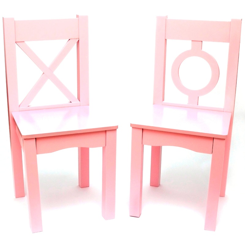 Lipper International Child’s Chairs, Set of 2 – Pink