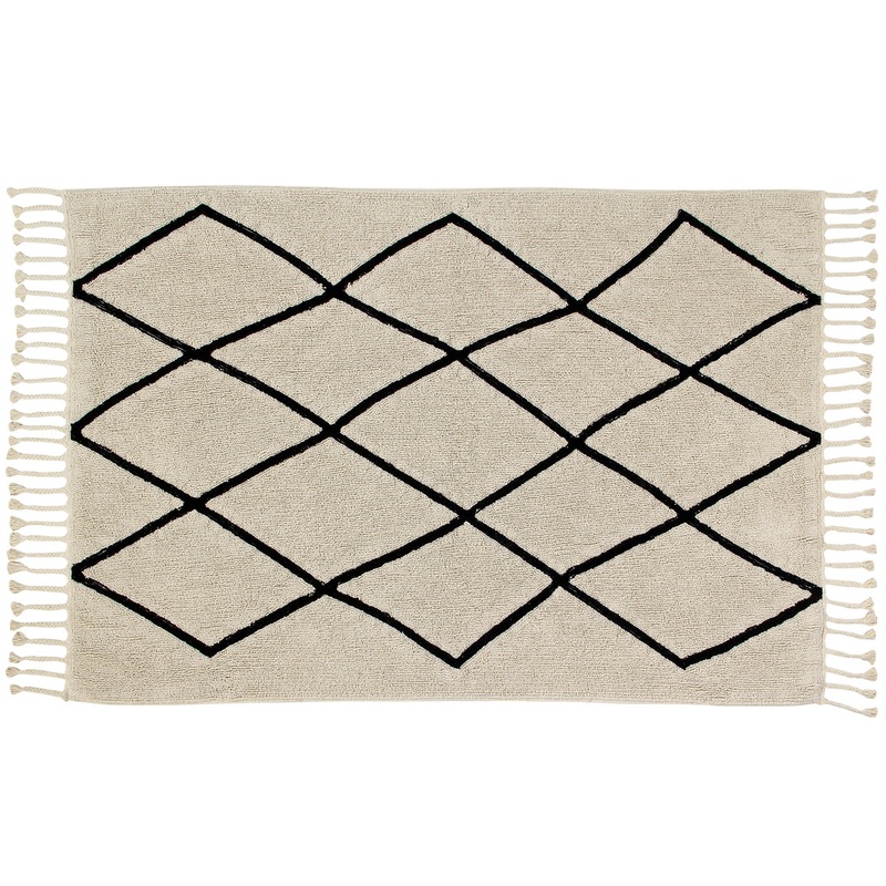 Lorena Canals Bereber Rug – Beige (4′ 8″ x 6′ 7″)