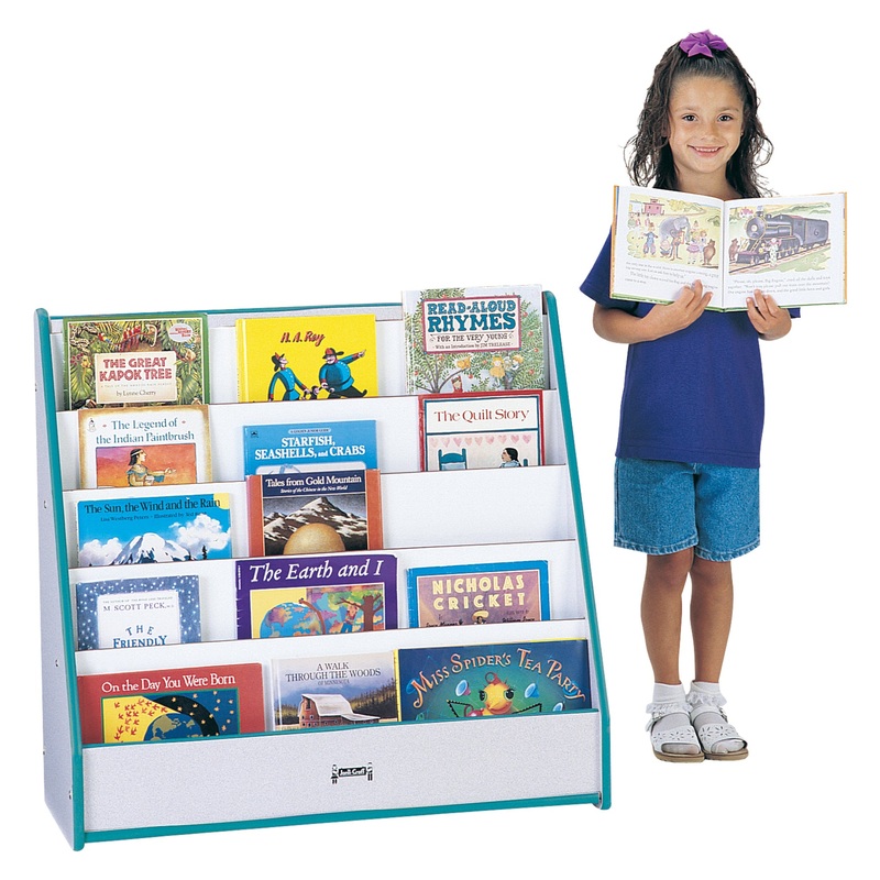 Rainbow Accents Flushback Pick-a-Book Stand – Blue