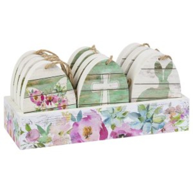 Welcome Spring Egg Ornaments