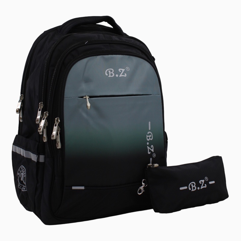 Black School Set – 20 Inches (Backpack + Pencil Case)