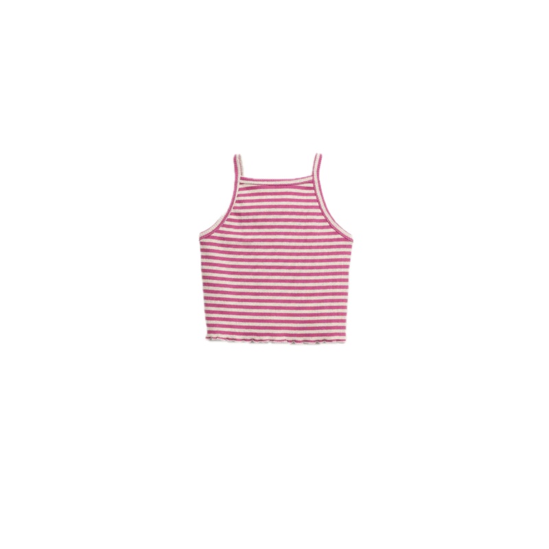Play Up Striped Knit Top – Watermelon