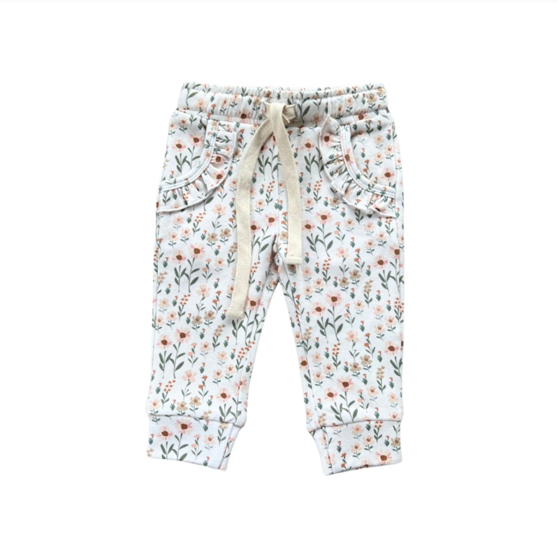 Babysprouts Ruffle Joggers – Daisy Field