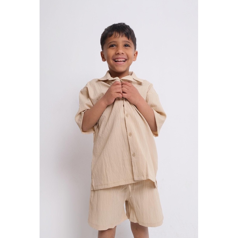 Beige 2-Piece Outfit Set