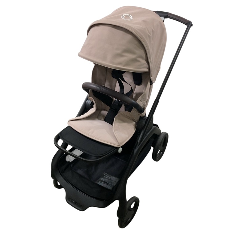 Bugaboo Dragonfly Stroller, 2024, Black, Desert Taupe, Desert Taupe