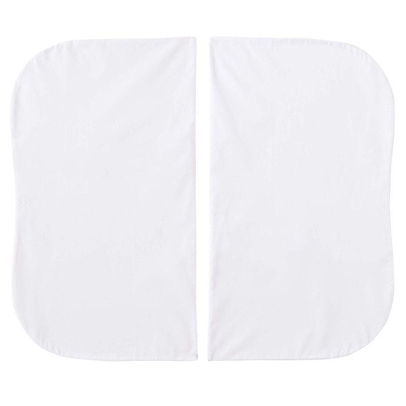 Halo Bassinest White Fitted Sheet Twin 2-Pack
