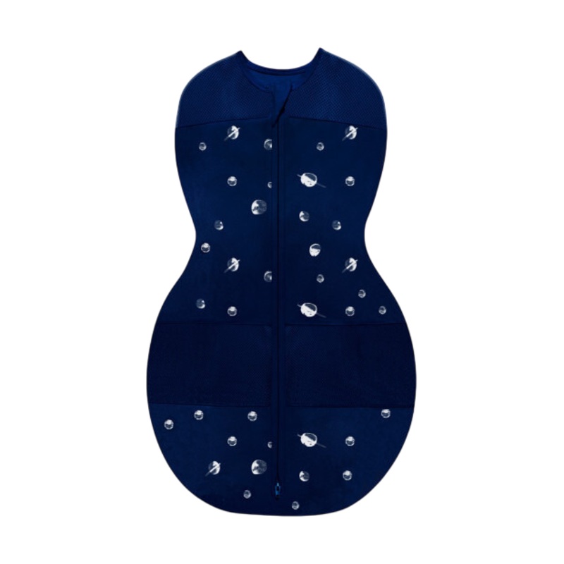 Happiest Baby Sleepea Swaddle, Midnight Navy Planets, Small