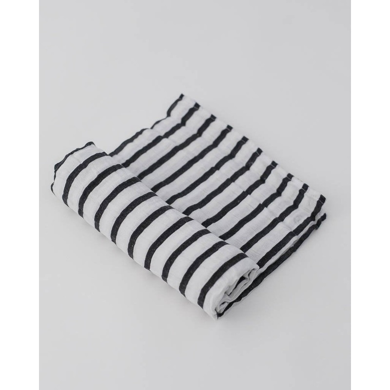 Little Unicorn Cotton Muslin Single Swaddle – Breton Stripes