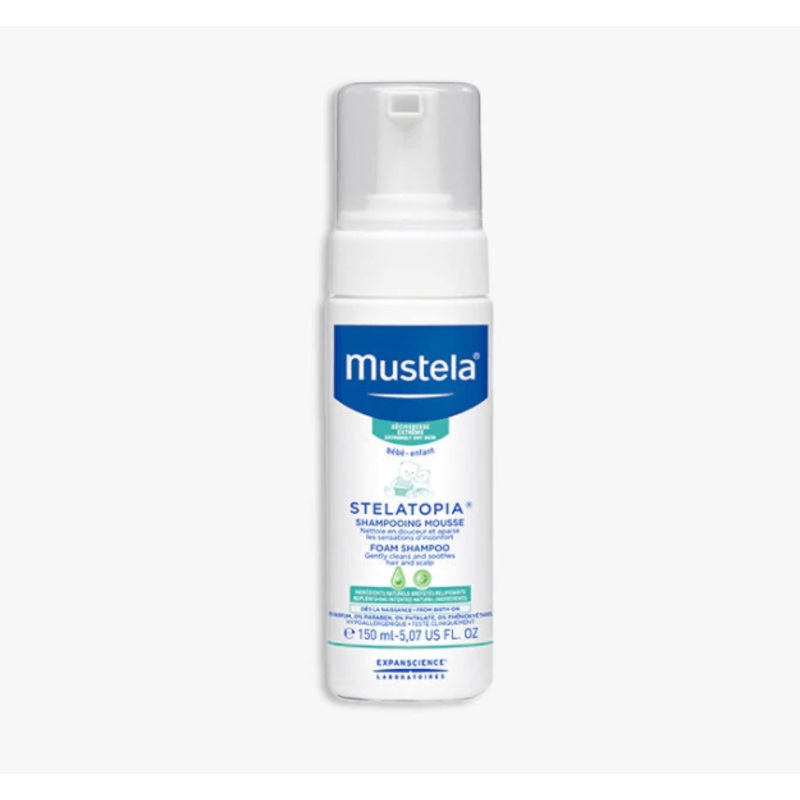 Mustela Eczema Prone Stelatopia Foaming Shampoo (5.0 oz)