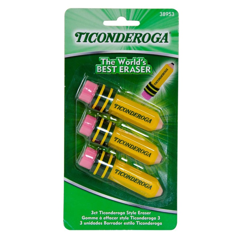 PENCIL SHAPE ERASER 3CNT