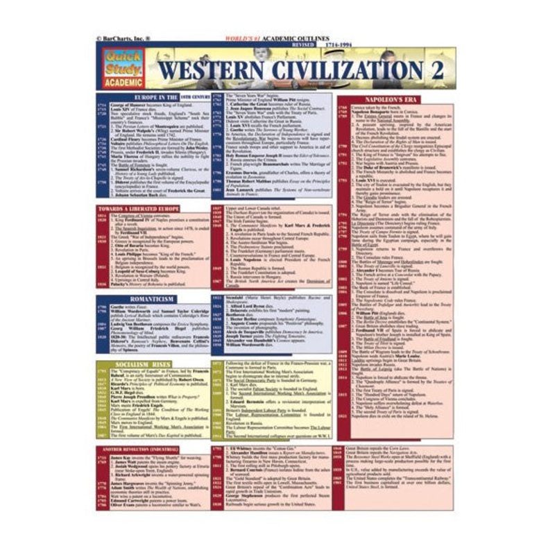 QuickStudy: Western Civilization 2