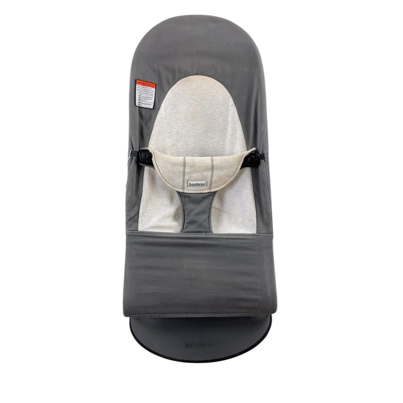 BabyBjorn Bouncer Balance, Black Frame, Dark Gray/Gray